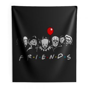 Friends Horror Movie characters Indoor Wall Tapestry
