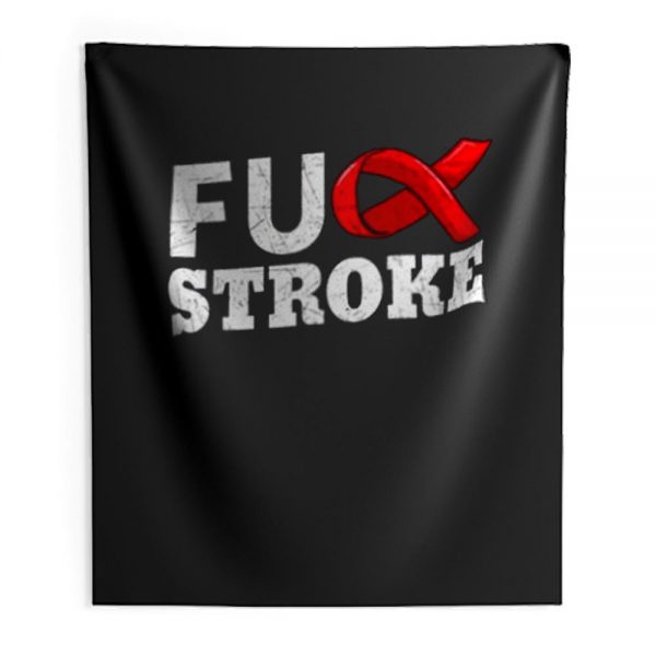 Fuck Stroke Indoor Wall Tapestry