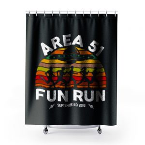 Fun Run Area 51 Shower Curtains