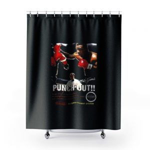 Funny Birthday Punch Out Shower Curtains