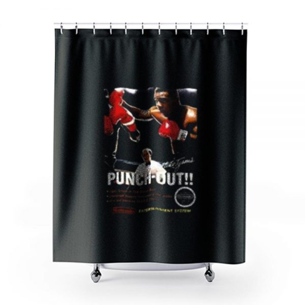 Funny Birthday Punch Out Shower Curtains