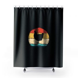 Funny Chicken Shower Curtains