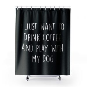 Funny Coffee og Lover Gift Ideas For Her Coffee Shower Curtains