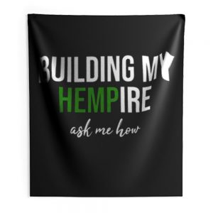 Funny Cute Girlfriend Wife Mom Mother Hemp CBD Oil Tincture Business Entrepreneur Indoor Wall Tapestry