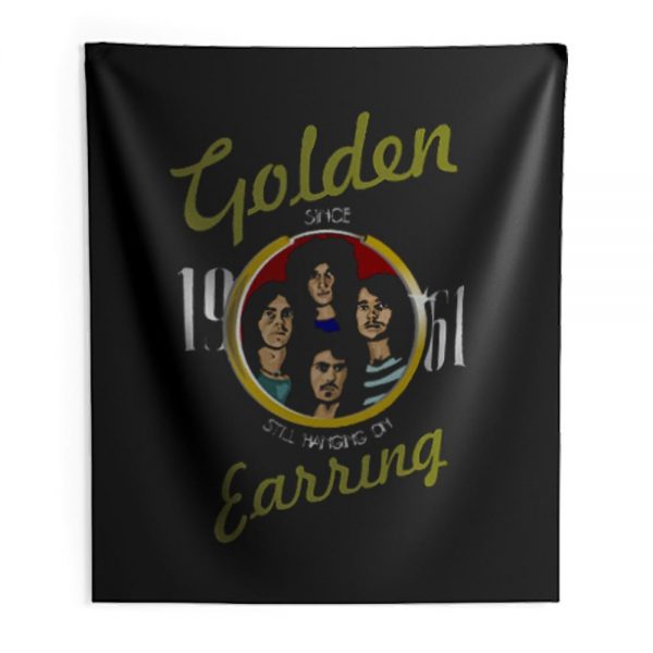 GOLDEN EARRING STILL HANGING ON HARD ROCK PSYCHEDELIC ROCK Indoor Wall Tapestry