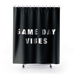 Game Day Vibes Shower Curtains