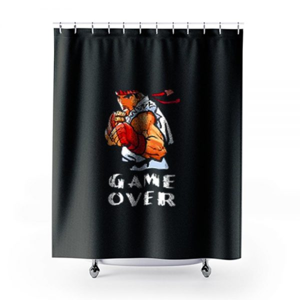 Game Over Shower Curtains