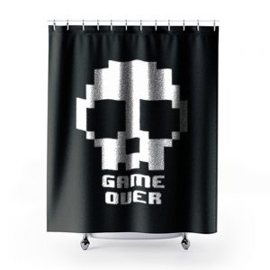 Game over Skul Shower Curtains