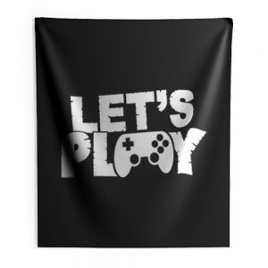 Gaming Hoody Boys Girls Kids Childs Lets Play Indoor Wall Tapestry