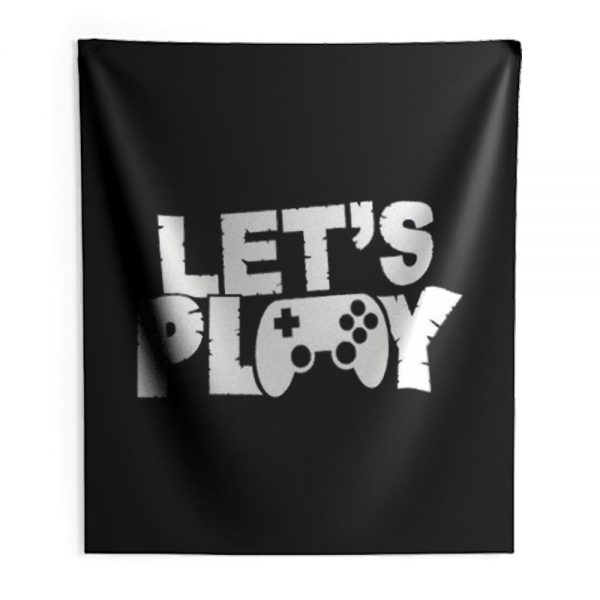 Gaming Hoody Boys Girls Kids Childs Lets Play Indoor Wall Tapestry