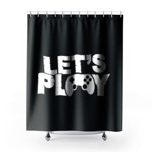 Gaming Hoody Boys Girls Kids Childs Lets Play Shower Curtains