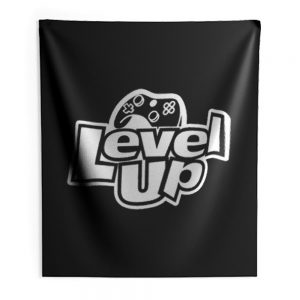 Gaming Hoody Boys Girls Kids Childs Level Up Indoor Wall Tapestry