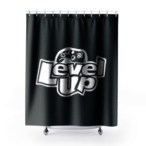 Gaming Hoody Boys Girls Kids Childs Level Up Shower Curtains