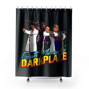 Garth Marenghis Darkplace 80s Version TV Series Shower Curtains