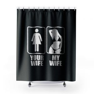 Gay Pride Graphic Joke Mothers Day Shower Curtains