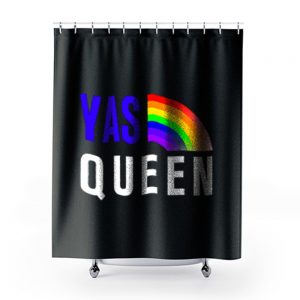 Gay Pride Lgbtq Flag Retro Shower Curtains