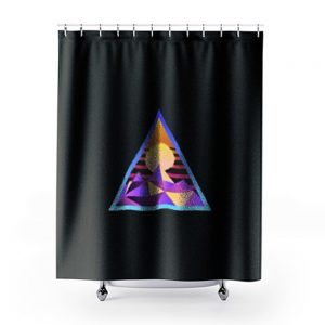 Geometric Abstract Shower Curtains