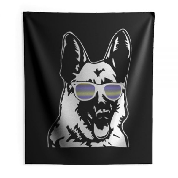 German shepherd Indoor Wall Tapestry