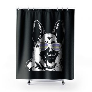 German shepherd Shower Curtains