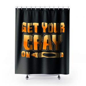 Get Your Cray On Funny Teacher Crayon Shower Curtains