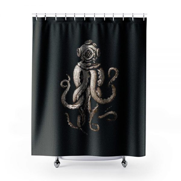 Giant Octopus Shower Curtains