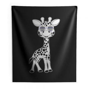 Giraffe animals Indoor Wall Tapestry