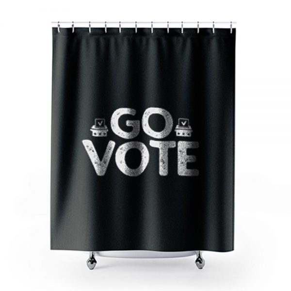 Go Vote 2020 Election Register To Vote Shower Curtains