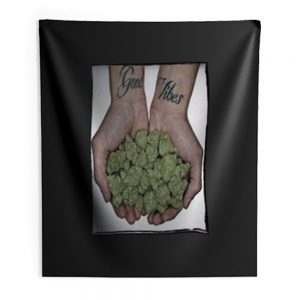 Good Vibes Drug High Funny Indoor Wall Tapestry
