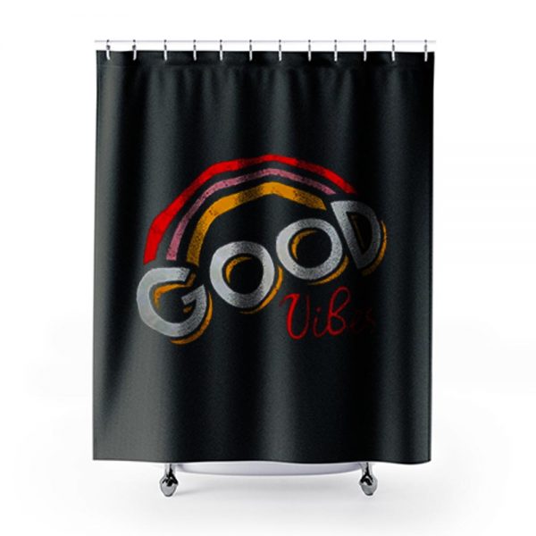 Good Vibes Shower Curtains