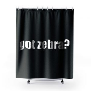 Got Zebra Funny Animal Pets Zebra Shower Curtains