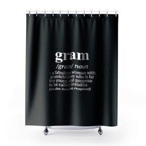Gram A Fabulous Woman With Grandchildren Shower Curtains
