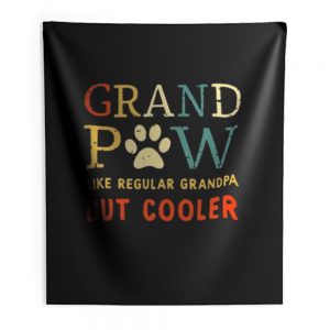 Grand Pow Like Regular Grandpa But Cooler Indoor Wall Tapestry