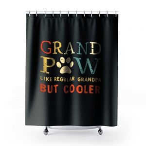Grand Pow Like Regular Grandpa But Cooler Shower Curtains