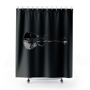 Guitar Tree Shower Curtains