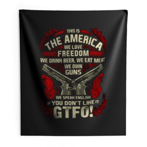 Gun Control This is The America Indoor Wall Tapestry