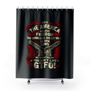 Gun Control This is The America Shower Curtains