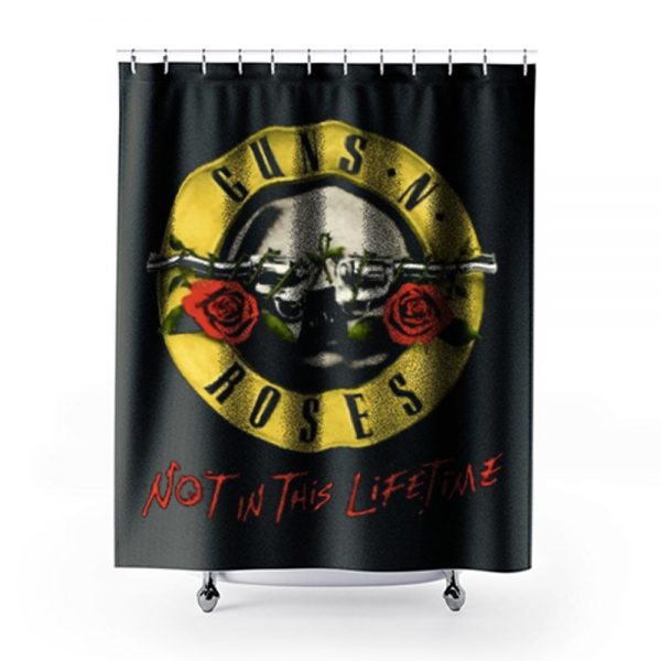 Guns N Roses GNR Not In This Lifetime Shower Curtains