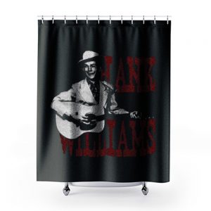 HANK WILLIAMS country western Shower Curtains
