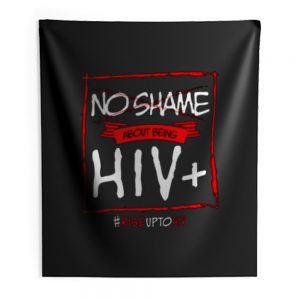 HIV Shirt HIV AIDS Immune System Disease Indoor Wall Tapestry