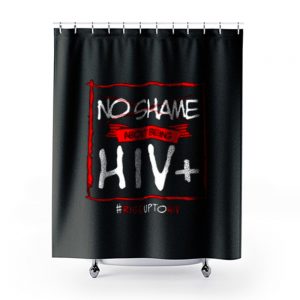HIV Shirt HIV AIDS Immune System Disease Shower Curtains