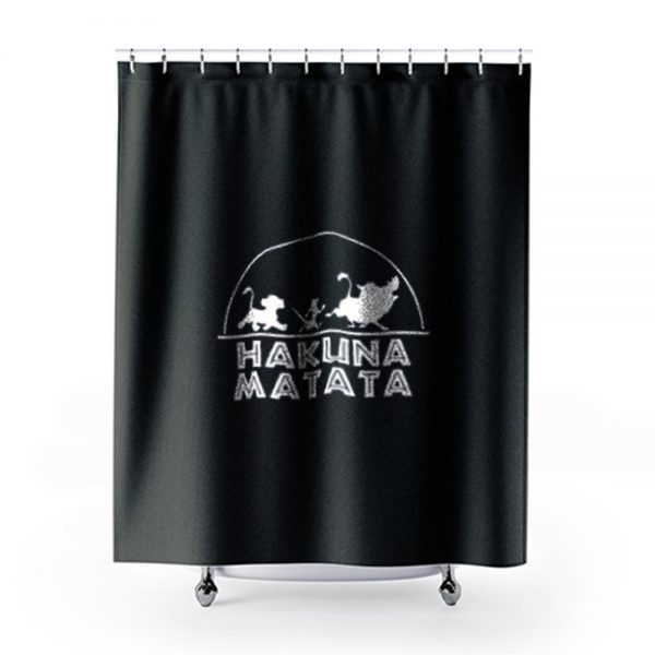 Hakuna Matata Disney 1 Shower Curtains