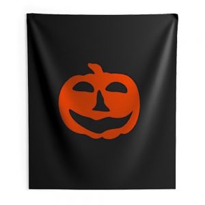 Halloween Kurbiskopf Damen Indoor Wall Tapestry