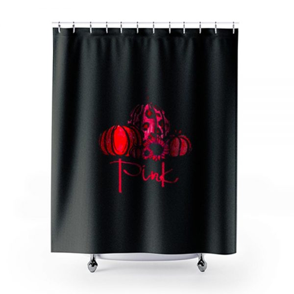 Halloween Pink Shower Curtains