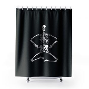 Halloween Skelett Damen Shower Curtains
