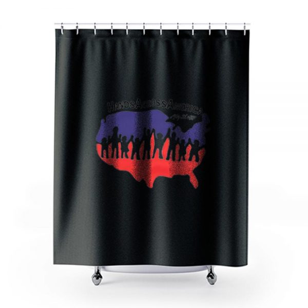 Hand Across America Shower Curtains