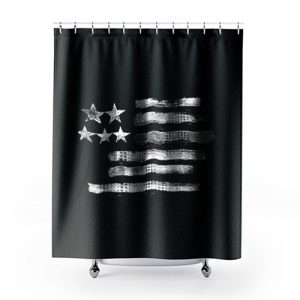 Hanes American Flag Shower Curtains