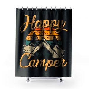 Happy Camper Camping Adventure Shower Curtains