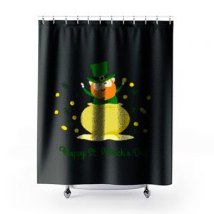 Happy St Shower Curtains