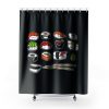 Happy Sushi Shower Curtains