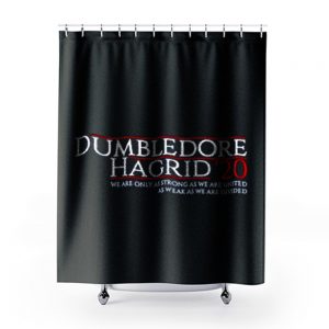Harry Potter 2020 Election Dumbledore And Hagrid Shower Curtains